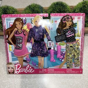 Barbie Fashionistas 3 Outfit set 2011 Little Doll Big Dreams SEALED Purse Boots